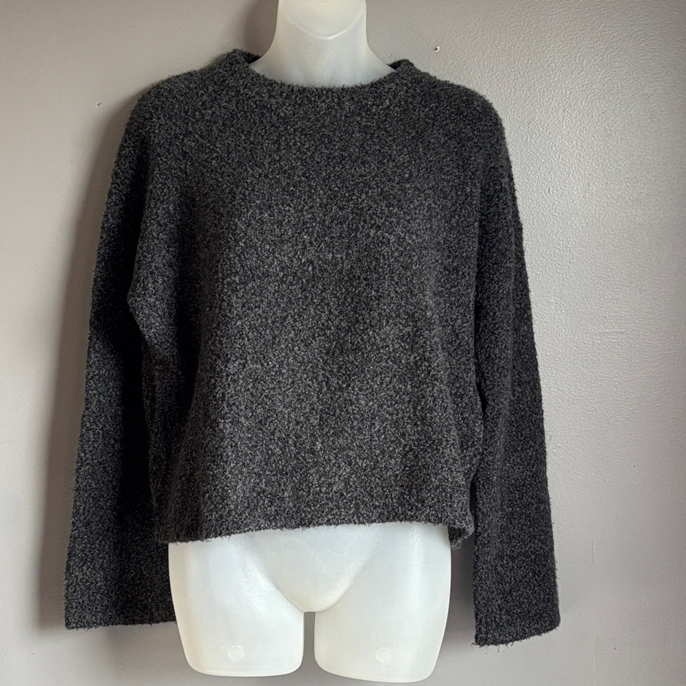 525 America cozy gray Merino wool & Cashmere sweater * sz XS *